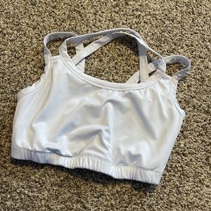 Kiava Large White Sports Bra